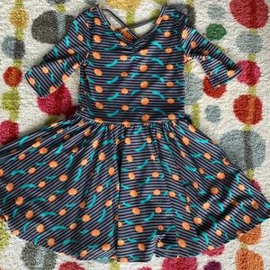 Girls 5/6 Dot Dot Smile Dress